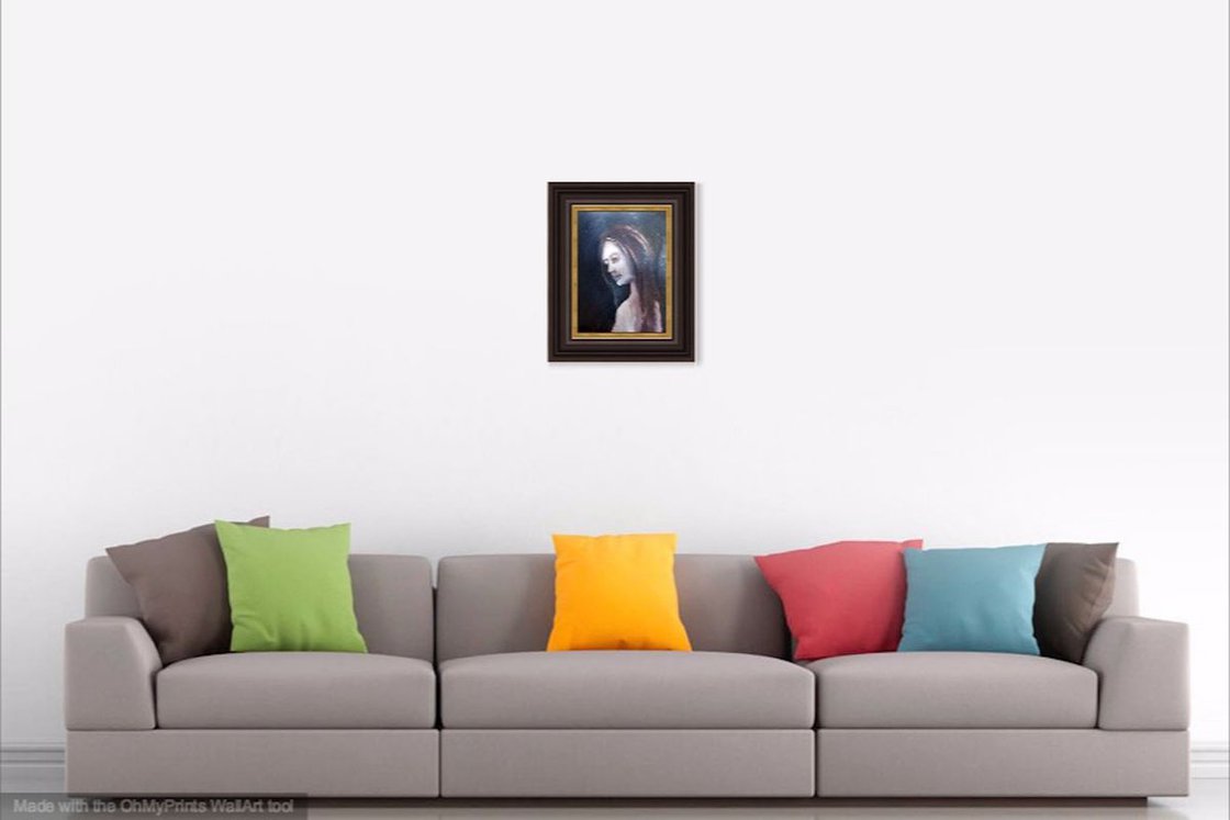 Yellow Eyes by Ryan Louder - Sold