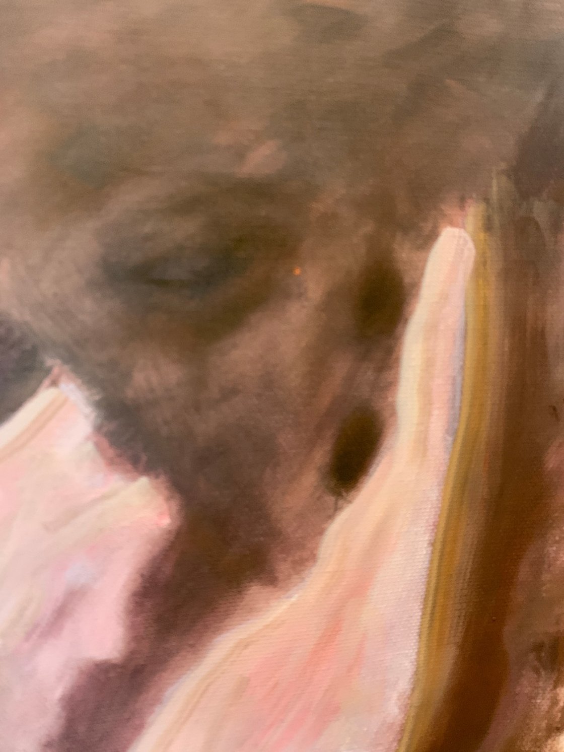 A painting titled 'Torn From All Sides by Ryan Louder' by Ryan Louder