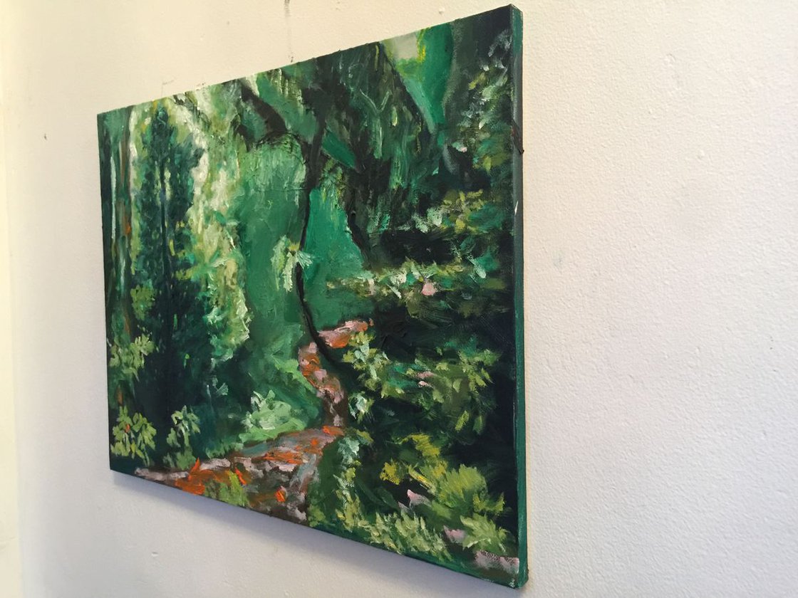 A painting titled 'Everything New by Ryan Louder' by Ryan Louder