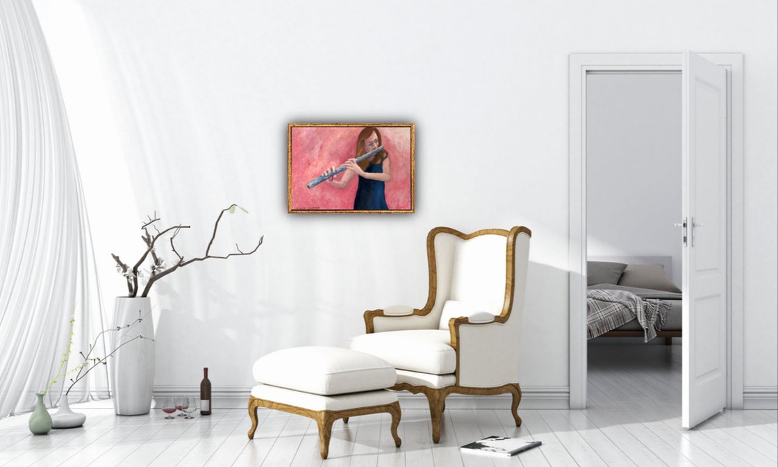 Flute Player by Ryan Louder - Sold
