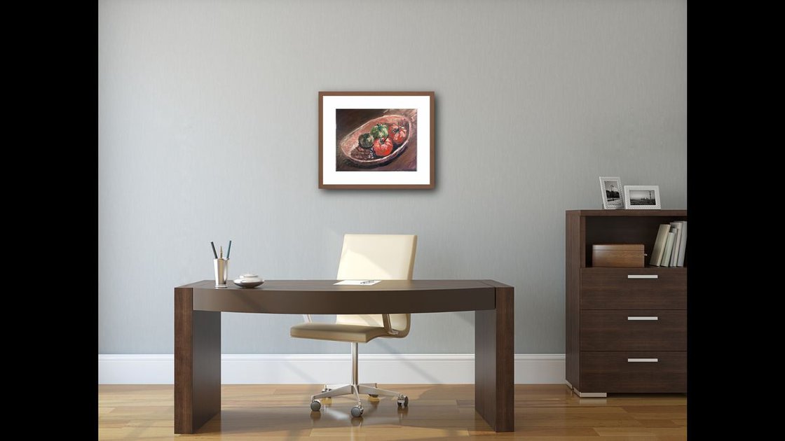 Tomatoes In A Copper Bowl by Ryan  Louder