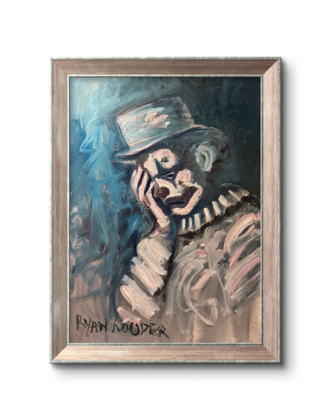 A painting titled 'The Politician by Ryan  Louder' by Ryan Louder