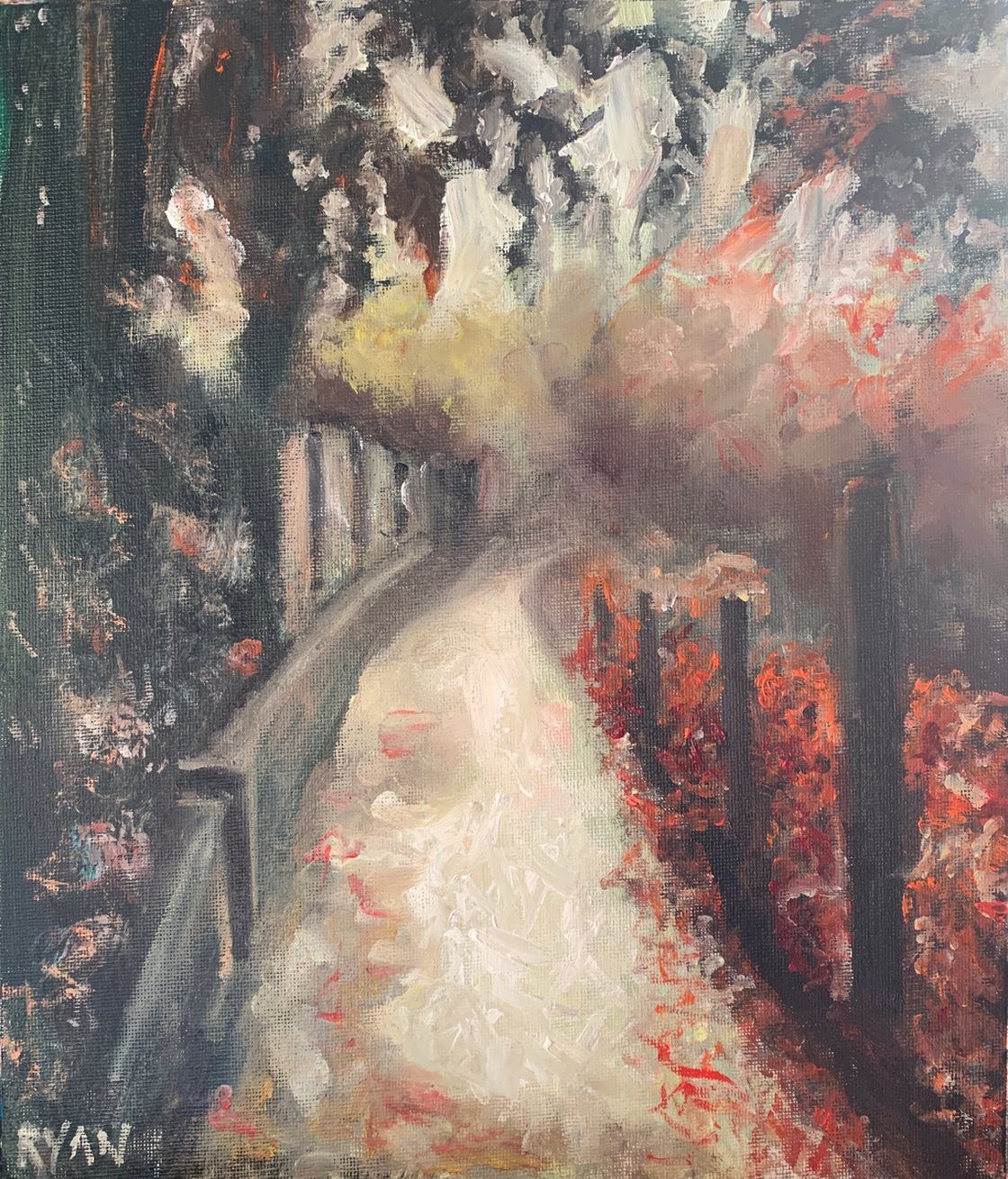 A painting titled 'In The Autumn Light by Ryan  Louder' by Ryan Louder