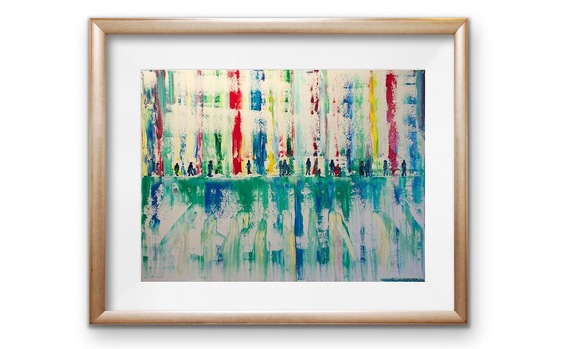 Shopping In London by Ryan  Louder - Sold