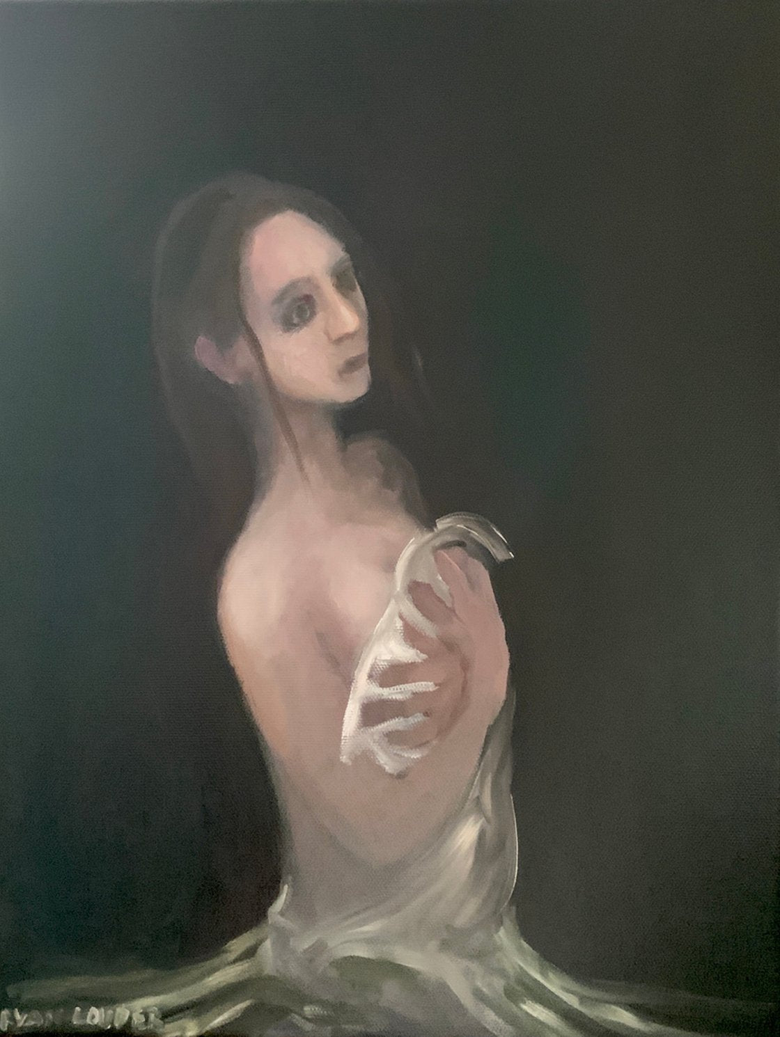 A painting titled 'In The Still Of The Night by Ryan  Louder' by Ryan Louder