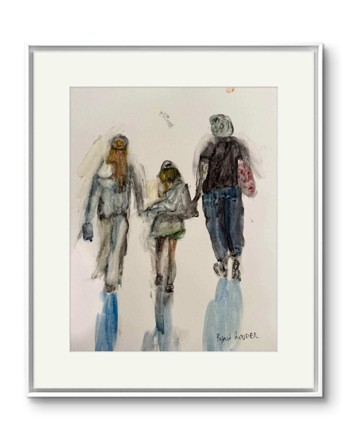 A painting titled 'Out With Granny by Ryan  Louder' by Ryan Louder