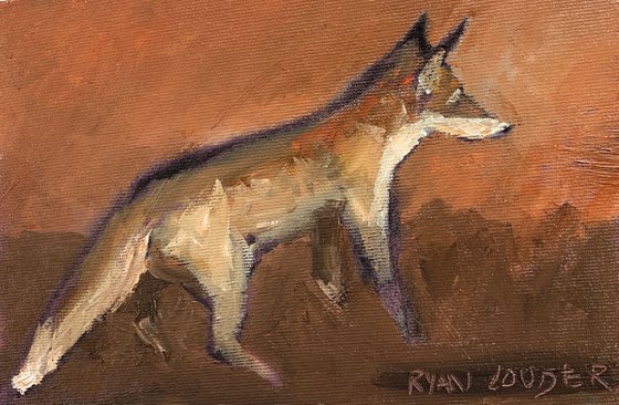 Fox Painting by Ryan Louder