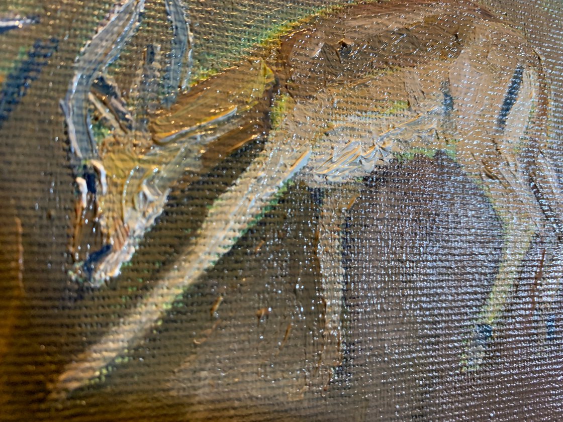A painting titled 'Impala by Ryan  Louder' by Ryan Louder