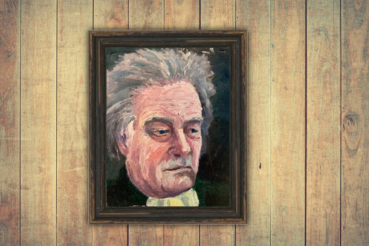 Beethoven Study In Oil - Small Portrait by Ryan  Louder