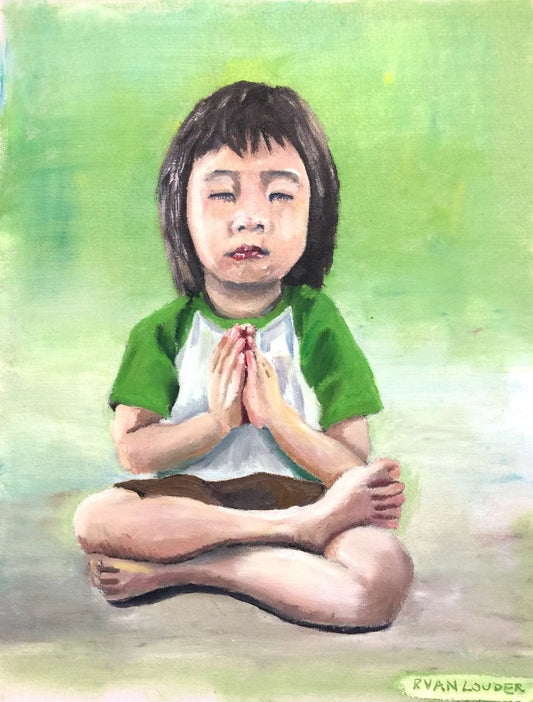 A painting titled 'Peace On Earth by Ryan  Louder' by Ryan Louder