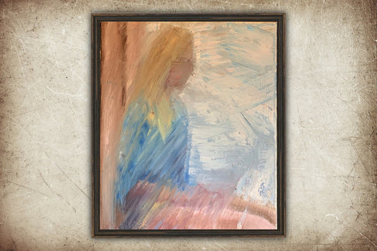 A painting titled 'Thinking By The Window by Ryan  Louder' by Ryan Louder