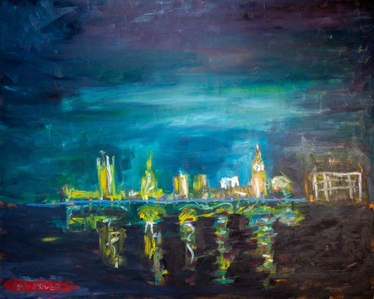 A painting titled 'London Westminster' by London Paintings