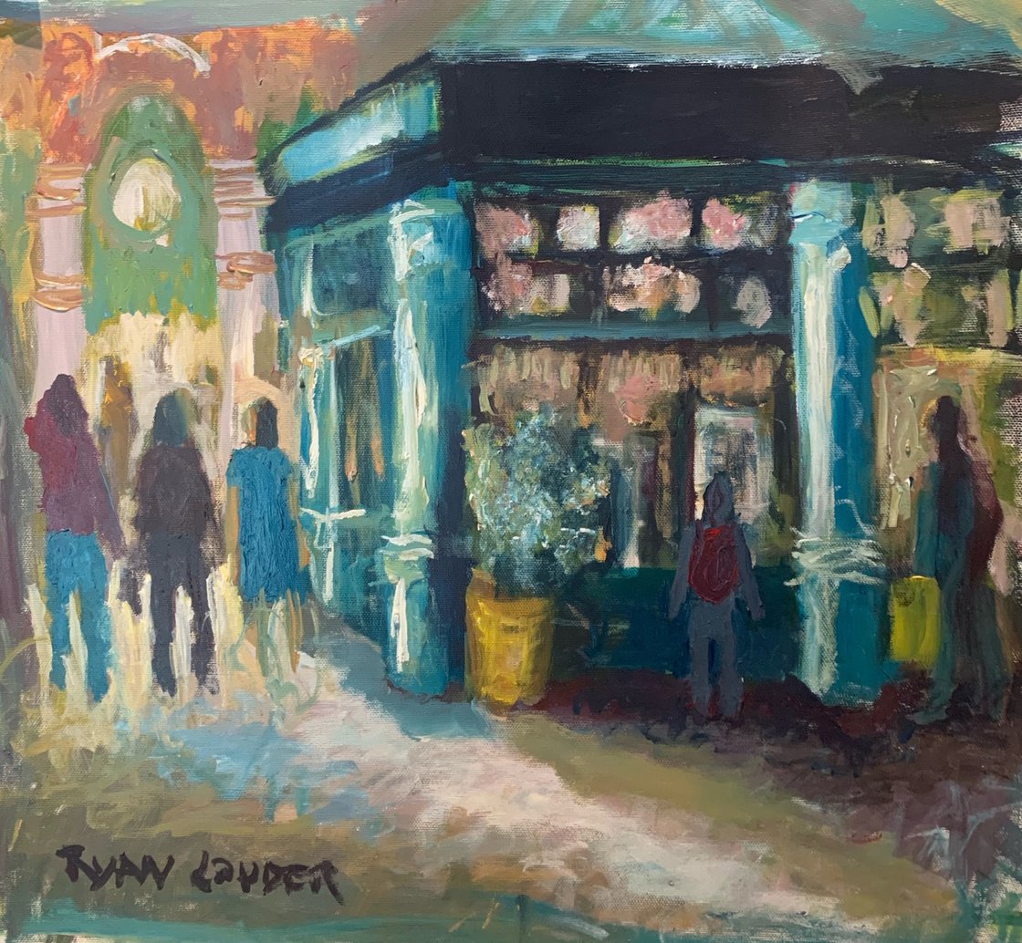 Covent Garden Book Shop by Ryan  Louder - Sold