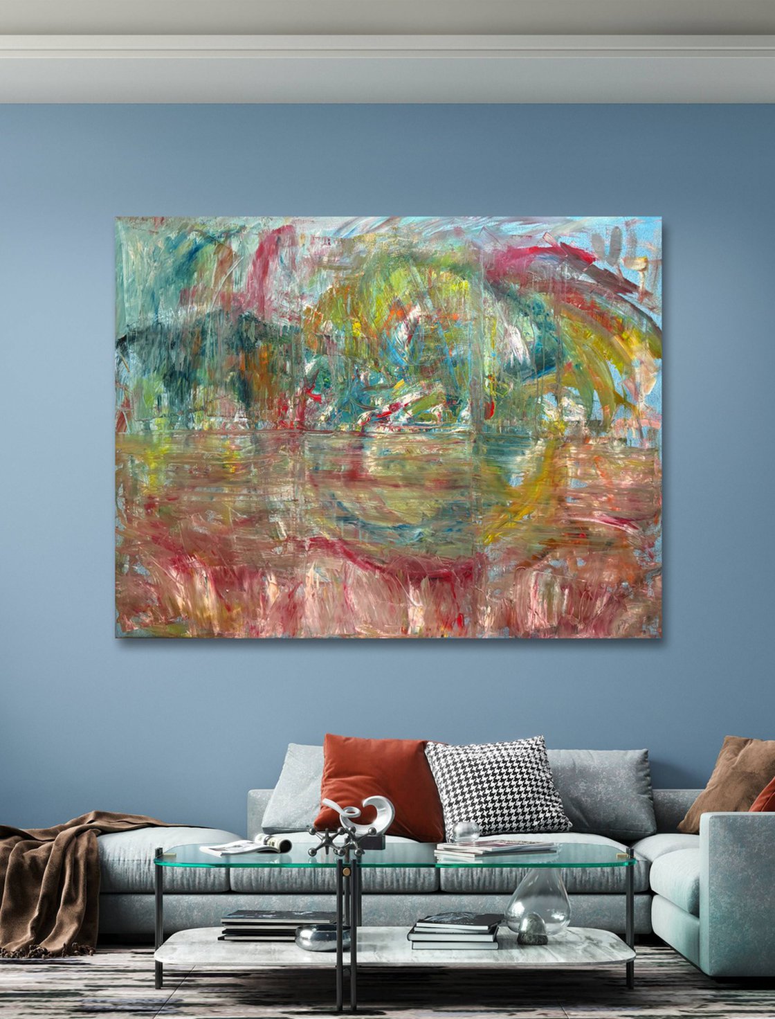 A painting titled 'Paradise by Ryan  Louder' by Ryan Louder