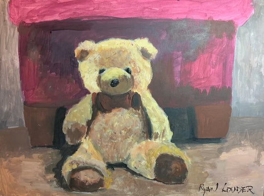 Teddy Bear Painting by Ryan Louder