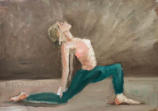 Yoga Painting by Ryan Louder