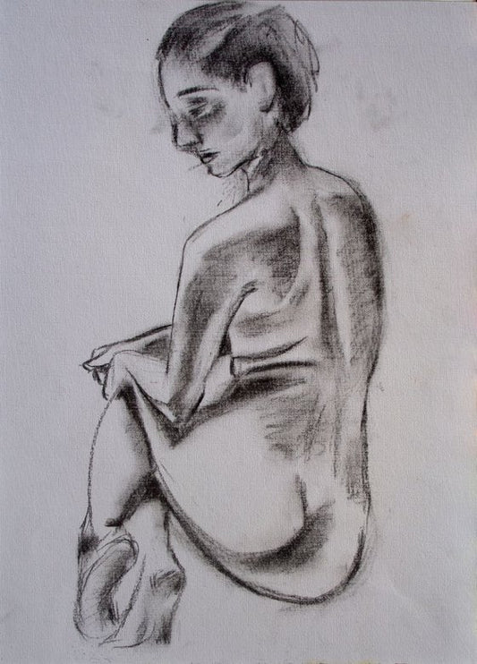 Woman Study - Female Form Study - Nude Picture - Nude Artwork Painting by Ryan Louder