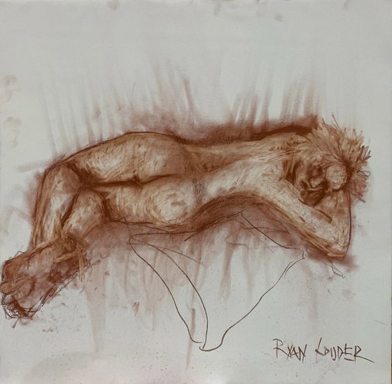 Nude of Juno 1 Painting by Ryan Louder