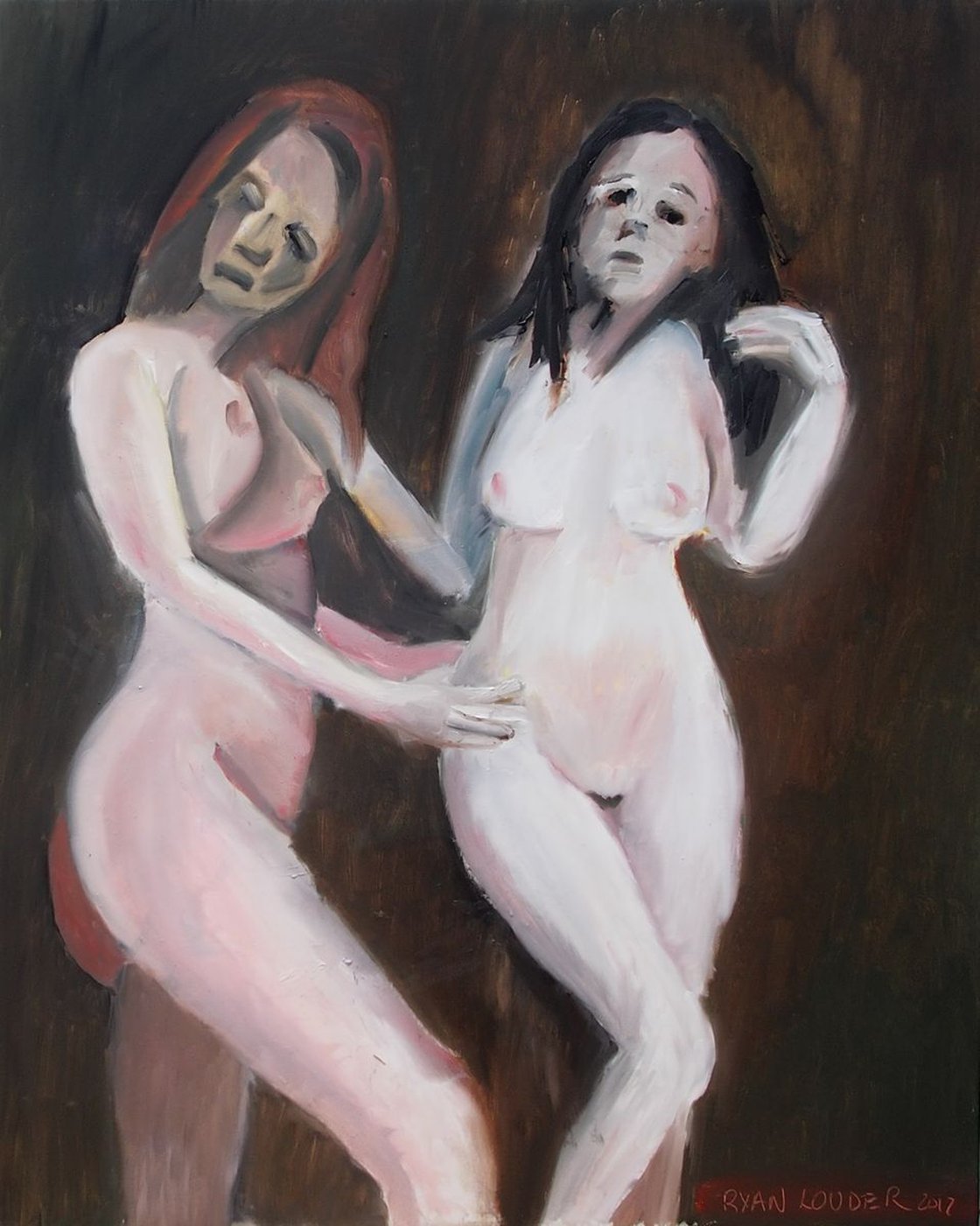 A painting titled 'The Grind by Ryan  Louder' by Ryan Louder