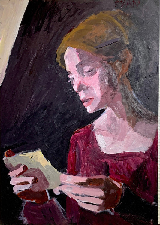 A painting titled 'Love Letter by Ryan  Louder' by Ryan Louder