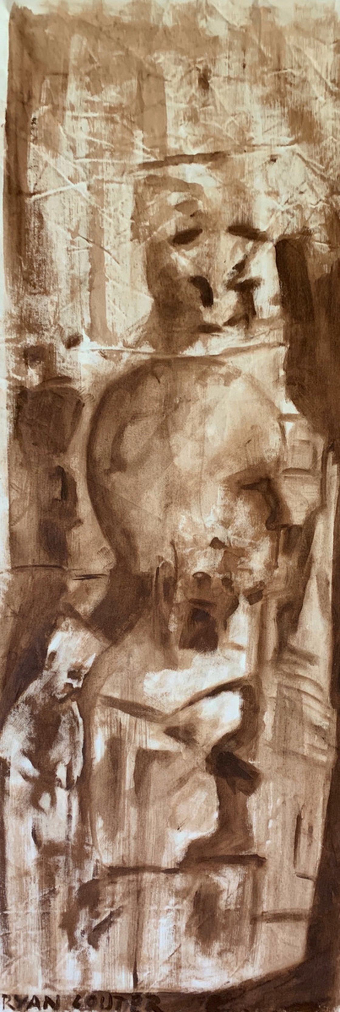 A painting titled 'REM  Intrusion Hallucination Study 2 by Ryan  Louder' by Ryan Louder