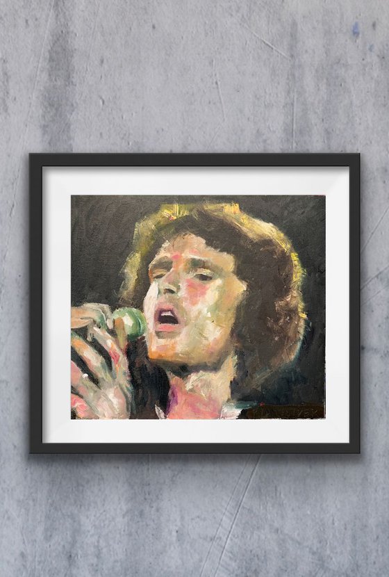 The Doors - Jim Morrison - Light My Fire Painting by Ryan Louder