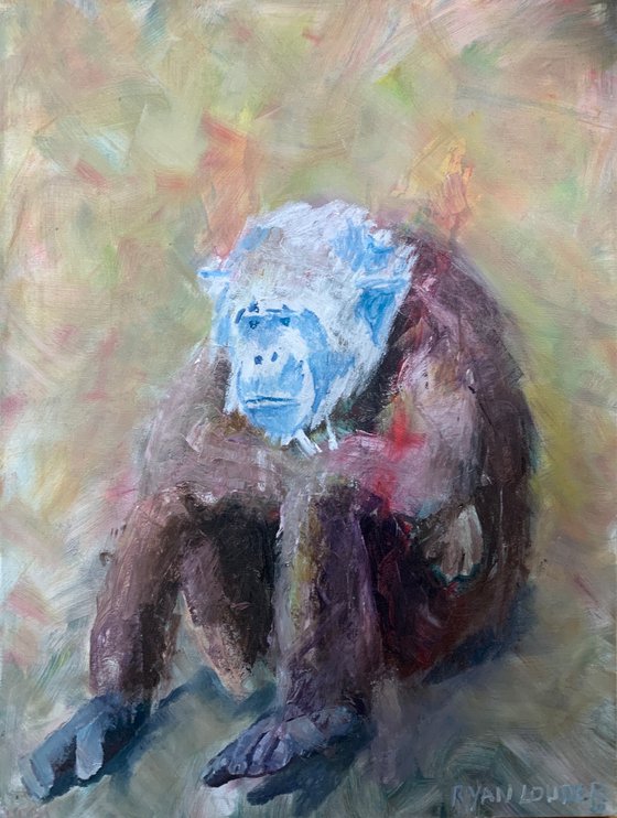 Monkey Got The Blues Painting by Ryan Louder