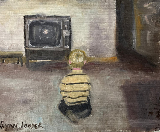 A painting titled 'Screen Time by Ryan  Louder' by Ryan Louder