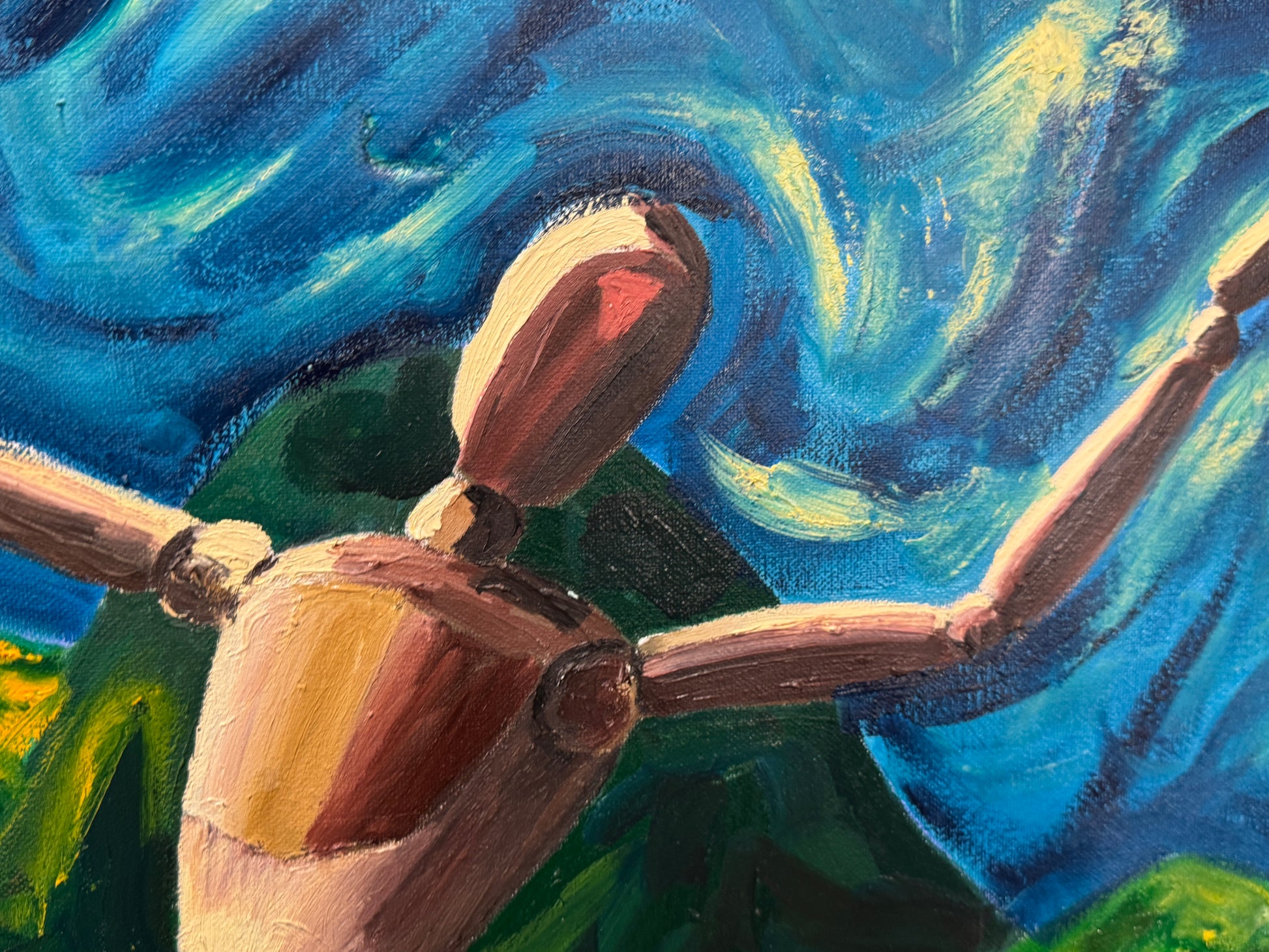 A painting titled 'LIFE IS BRILLIANT by Ryan  Louder' by Ryan Louder