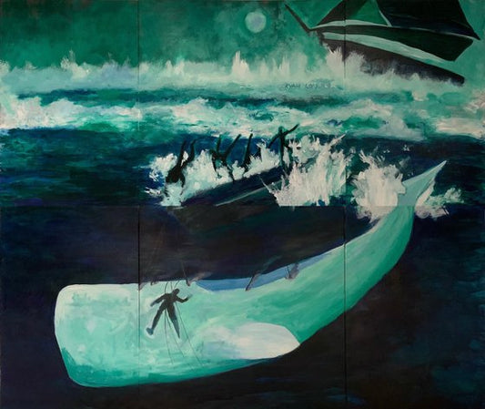 MOBY DICK Painting by Ryan Louder