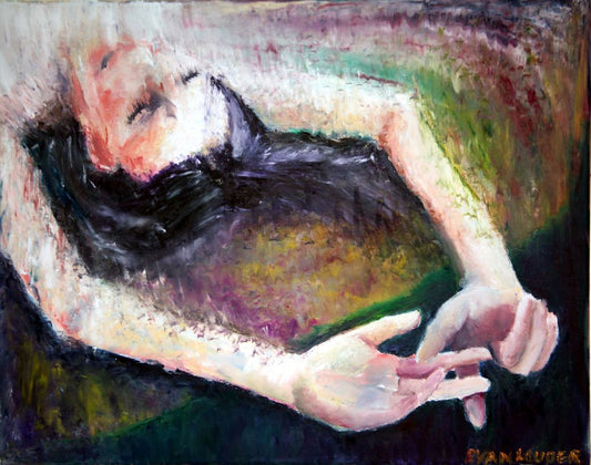 A painting titled 'The Gift by Ryan  Louder' by Ryan Louder