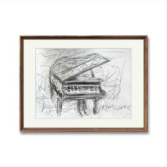A painting titled 'The Happy Piano by Ryan  Louder' by Ryan Louder