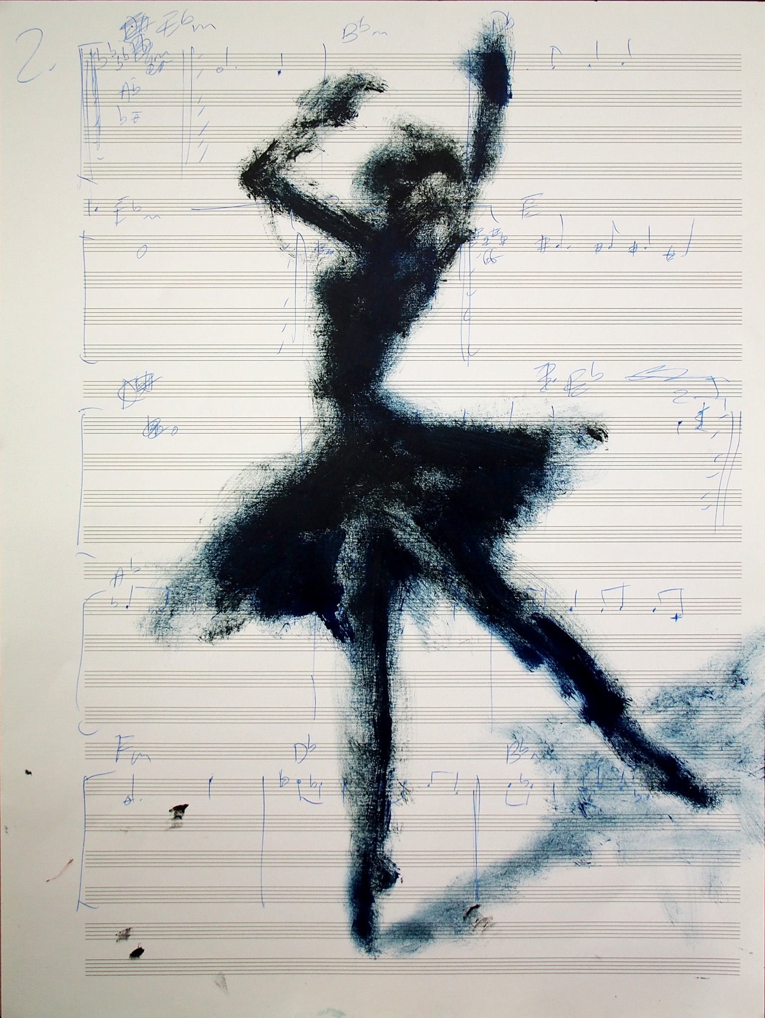 A painting titled 'For The Applause (original sold)' by London Paintings