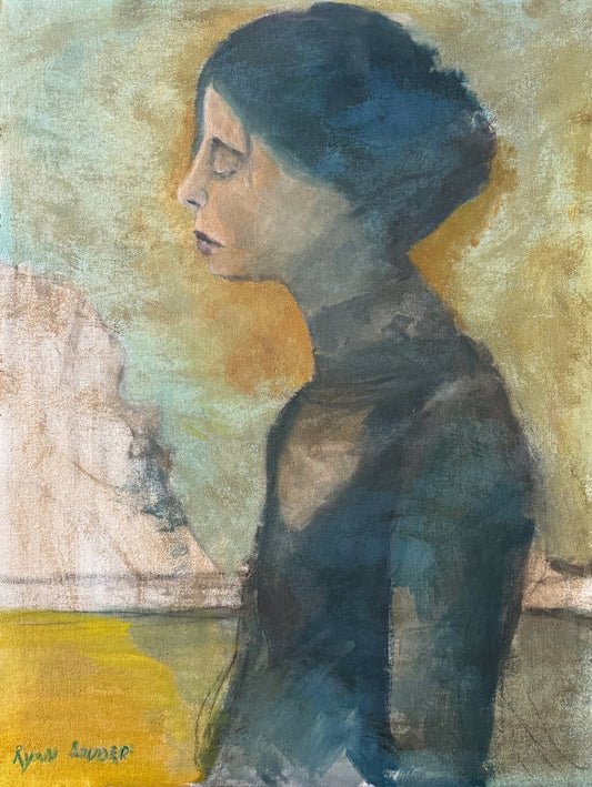 A painting titled 'By The Beach by Ryan  Louder' by Ryan Louder