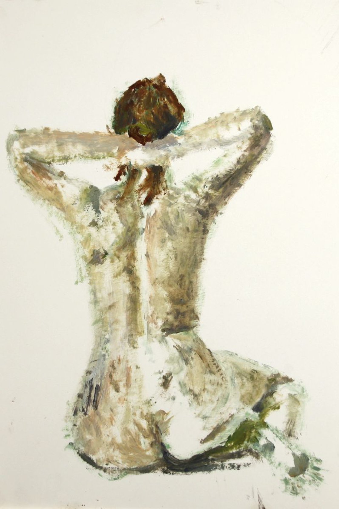 Nude Study 3 by Ryan  Louder - Sold - Surreal Multi-Layered Vision - Dreamlike Journey