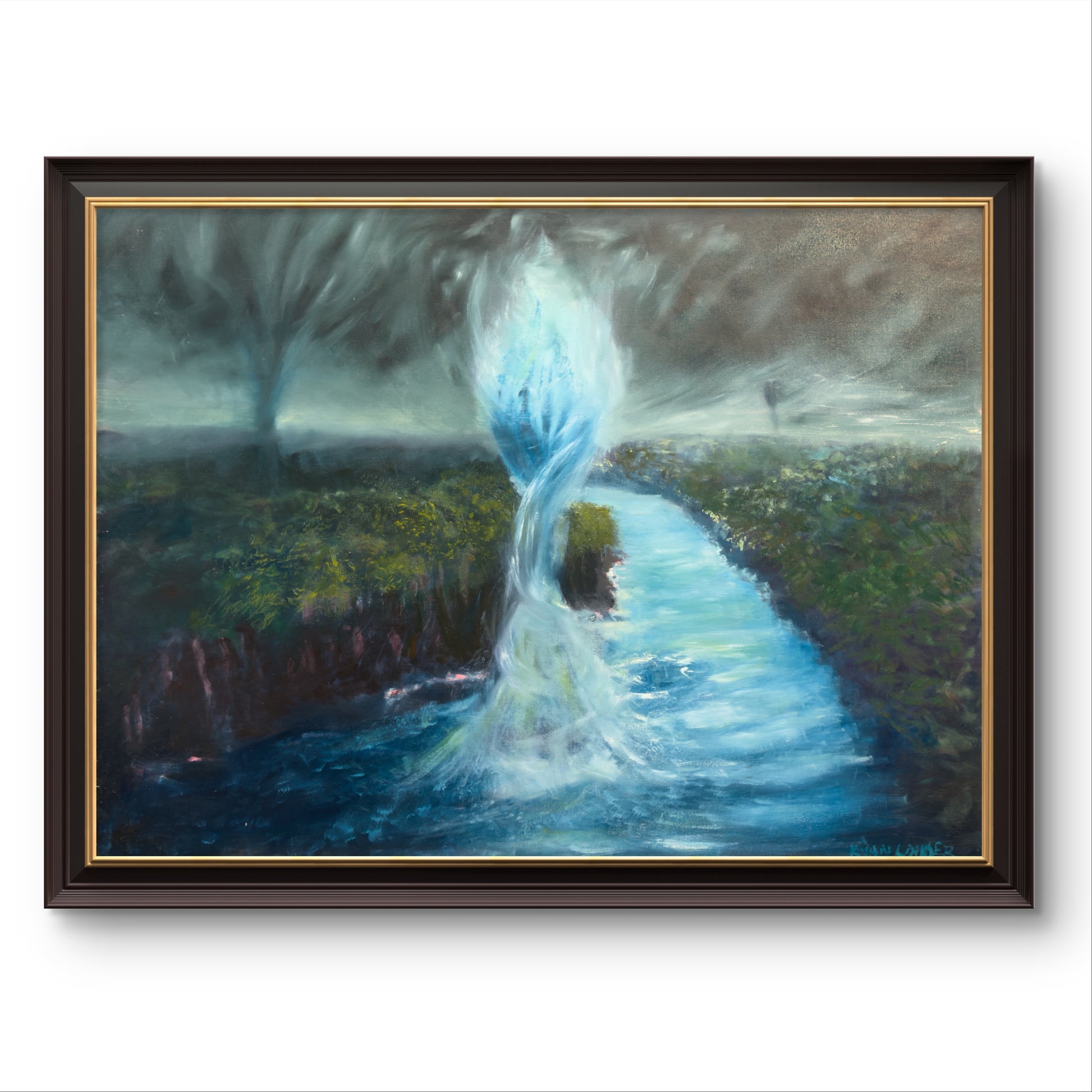 A painting titled 'Tornado by Ryan  Louder' by Artworks by Ryan Louder