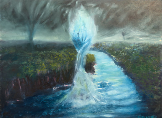 A painting titled 'Tornado by Ryan  Louder' by Artworks by Ryan Louder