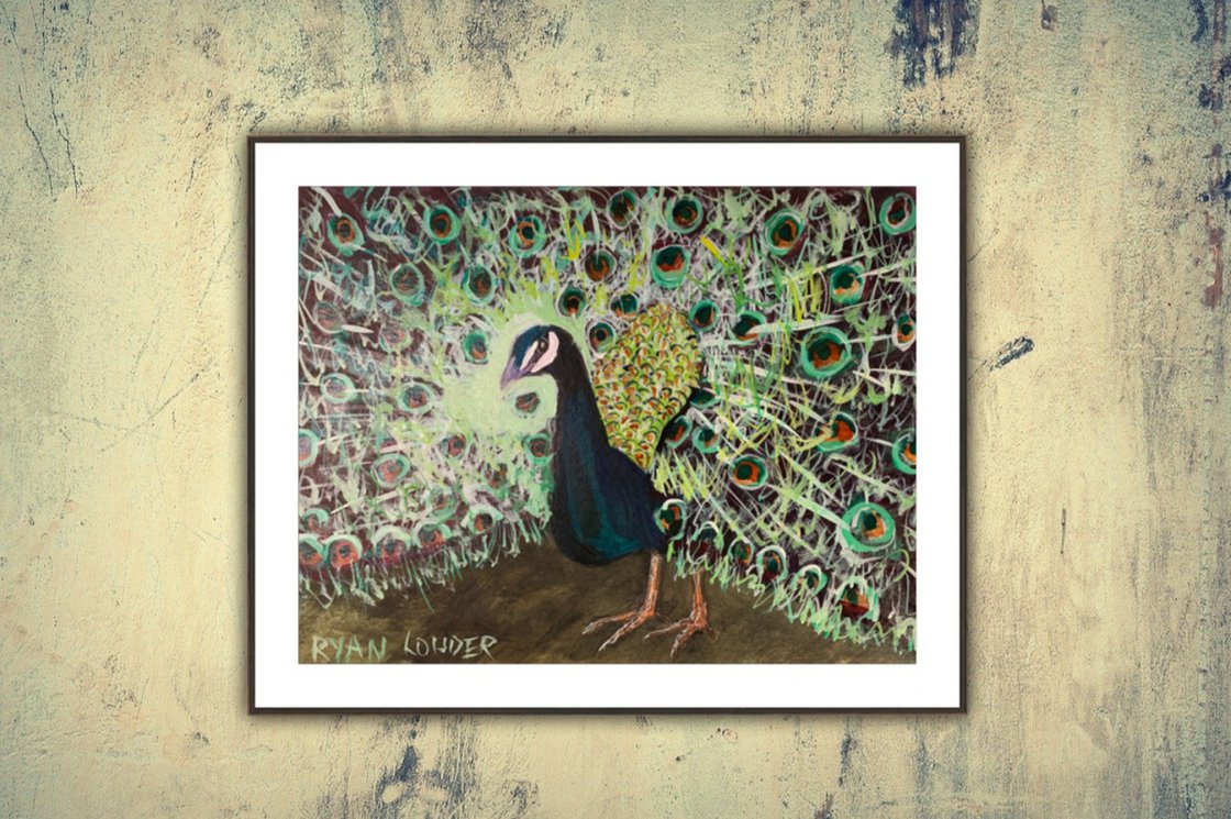 Peacock by Ryan  Louder - Sold