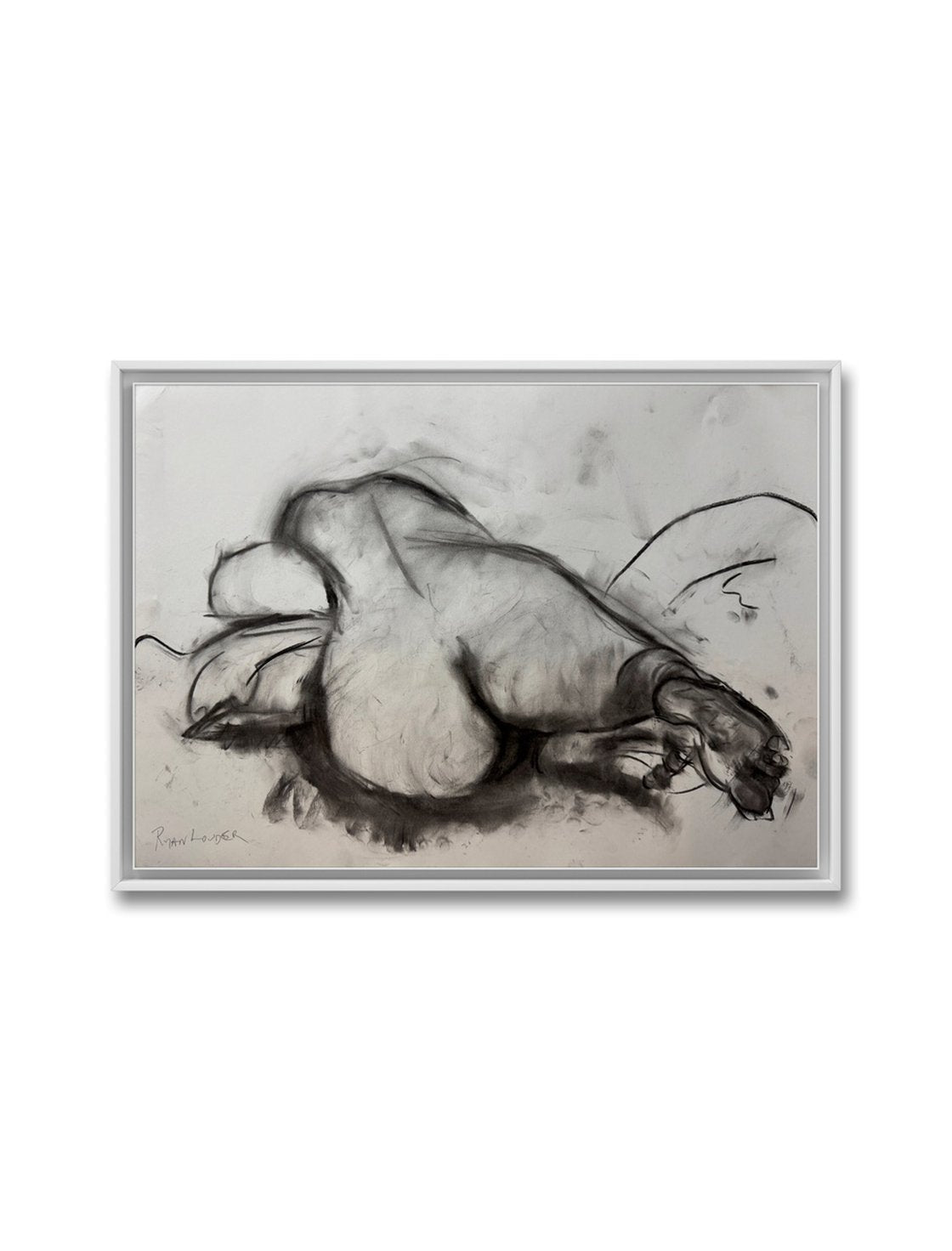 A painting titled 'figure Zoma 4 by Ryan  Louder' by Ryan Louder