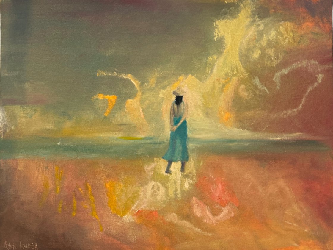 A painting titled 'Break In The Clouds by Ryan  Louder' by Ryan Louder