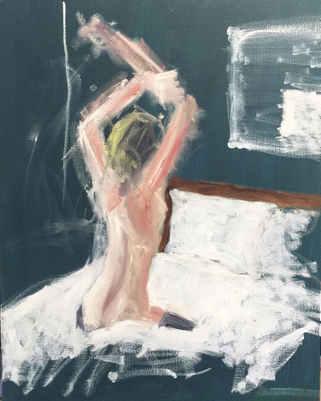 Figure Back Woman by Ryan Louder - Hahnemühle German Etching Fine Art Print