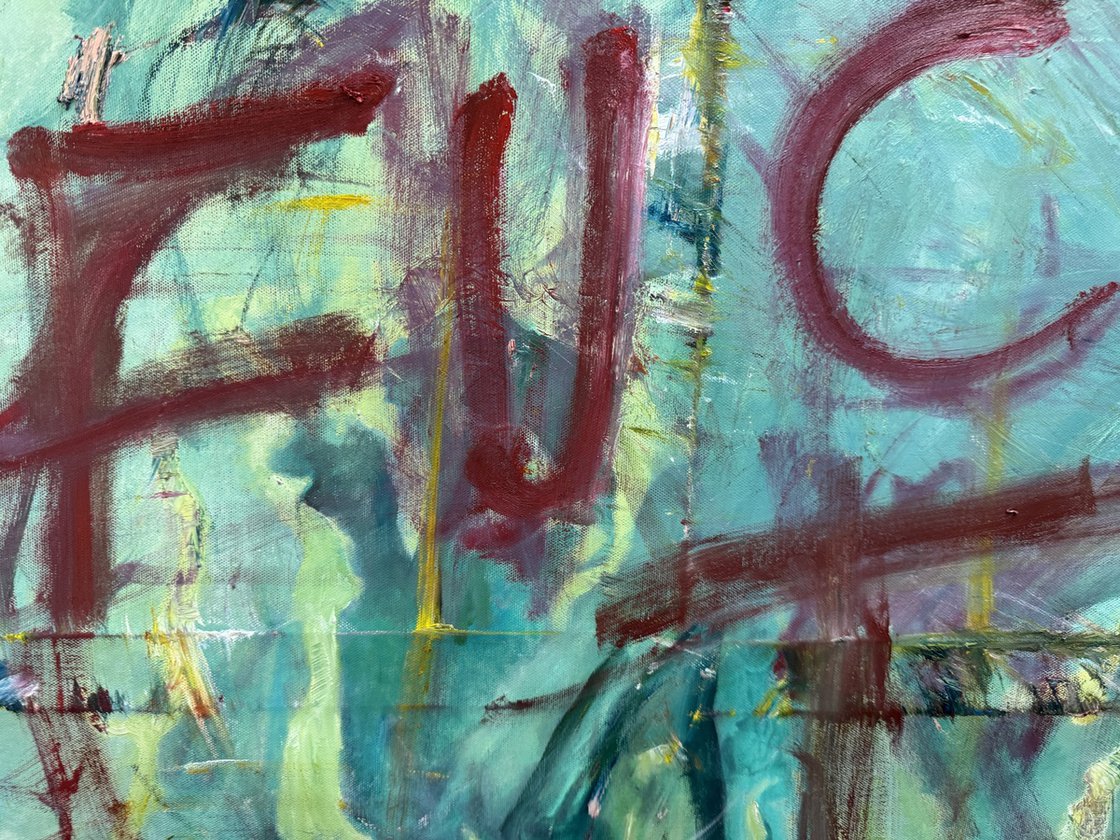 A painting titled 'Them! by Ryan  Louder' by Ryan Louder