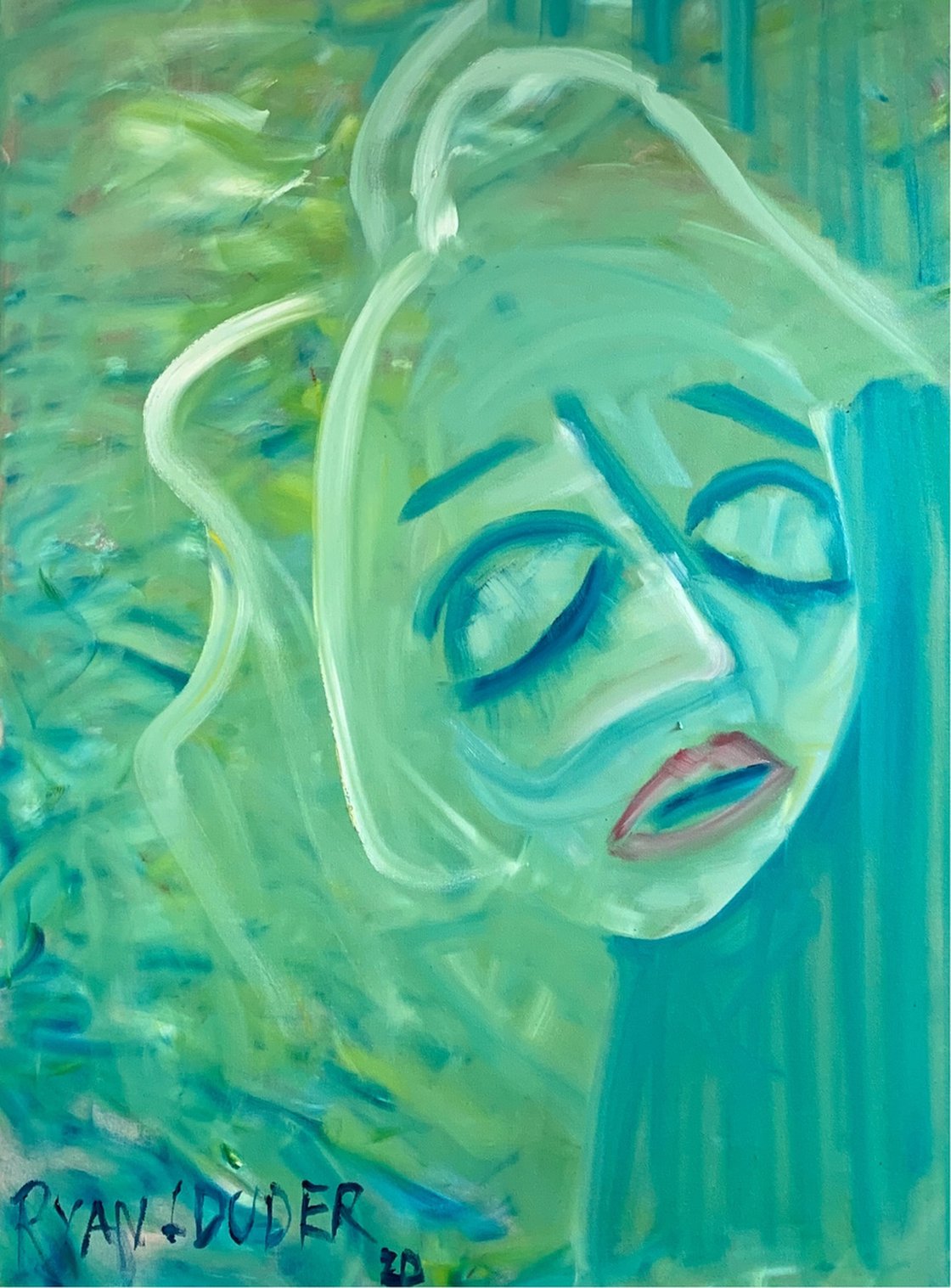 A painting titled 'Her by Ryan  Louder' by Ryan Louder