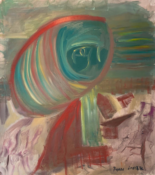 A painting titled 'By the Sea by Ryan  Louder' by Ryan Louder