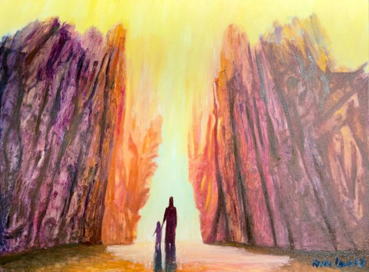 A painting titled 'The Doorway by Ryan  Louder' by Artworks by Ryan Louder