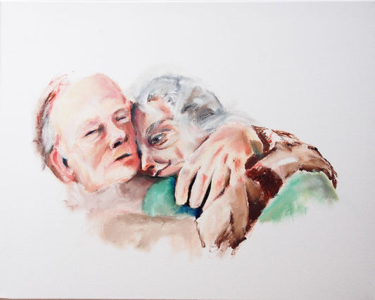 A painting titled 'Young Love by Ryan  Louder' by Ryan Louder