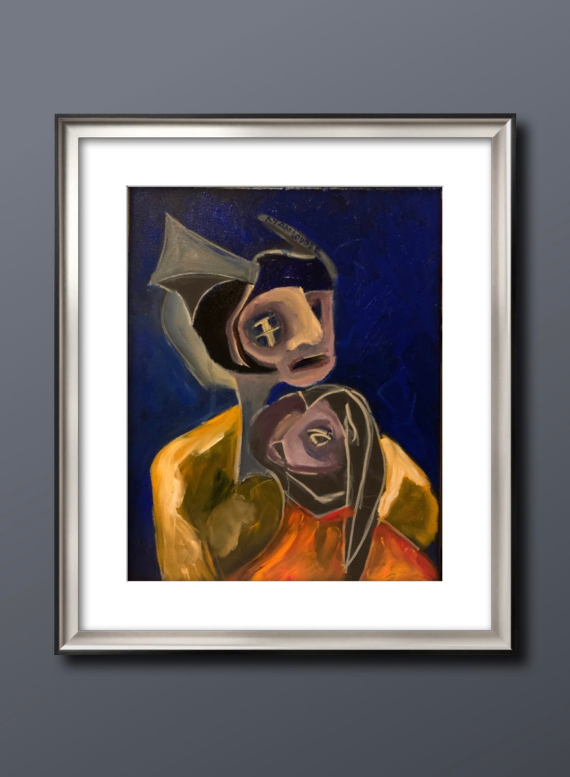 A painting titled 'Love of a Different Kind by Ryan  Louder' by Ryan Louder