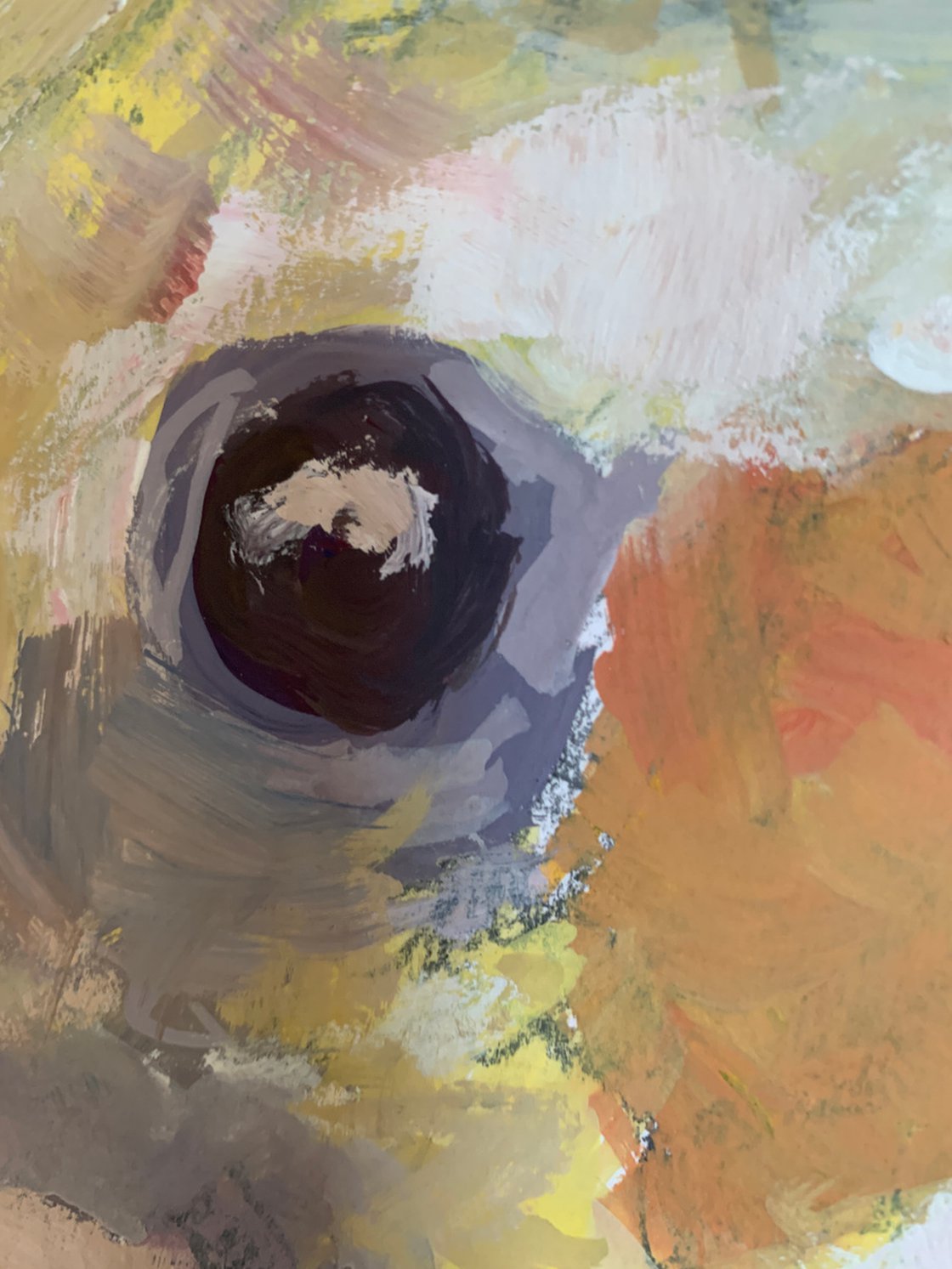 A painting titled 'IN My Face by Ryan  Louder' by Ryan Louder