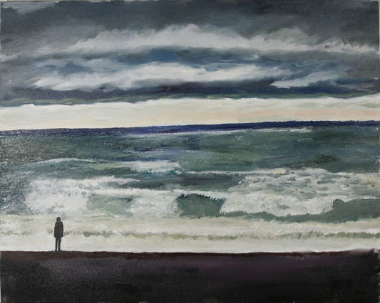 A painting titled 'The Beach by Ryan  Louder' by Ryan Louder