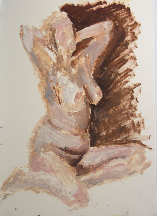 Figure Study 1 by Ryan Louder - Hahnemühle German Etching Fine Art Print